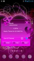 Hearts Theme for GO SMS Pro capture d'écran 2