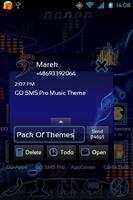 Music Theme for GO SMS Pro captura de pantalla 2