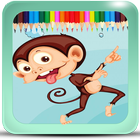 Coloring book for kids icono