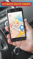 GPS Route Finder, GPS Navigation Maps Directions poster