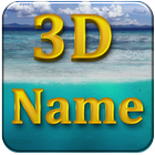 3D Name On Pics أيقونة