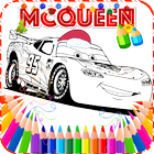 Mcqueen Coloring Cars Game 🎨 icône