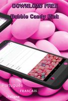 Bubble Rose bonbon clavier Affiche