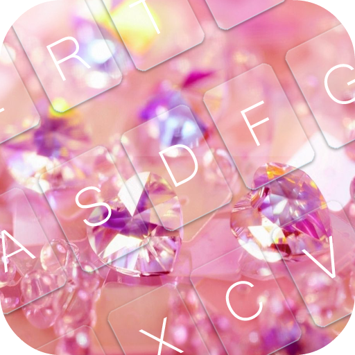 Pink Diamond Keyboard Theme