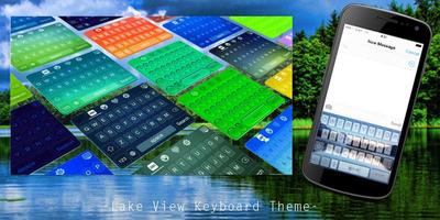 Lake View Keyboard Theme poster