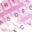 Pink Clouds Keyboard Theme APK