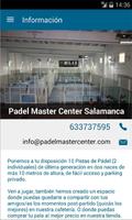 Padel Master Center Salamanca capture d'écran 2