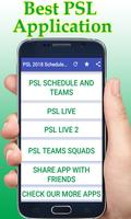 PSL 2018 Schedule And Live Affiche