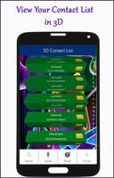 3D Contacts List ภาพหน้าจอ 1