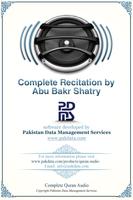 برنامه‌نما Quran Audio - Abu Bakr Shatry عکس از صفحه