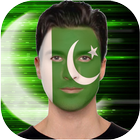 Pakistani Face Flag icono