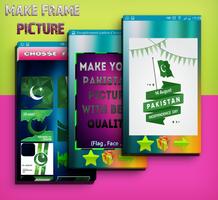 Pakistani Independence Collage Plakat