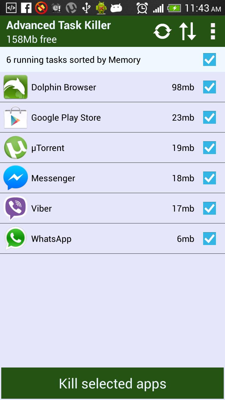 Advanced Task Killer - Free pour Android - Téléchargez l'APK