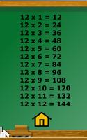 Table de multiplication capture d'écran 2