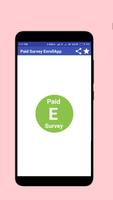 Paid E Survey poster