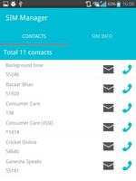 SIM Manager پوسٹر