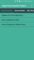 Judge Examination Question Paper Affiche