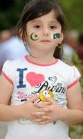 Draw Pakistani Flag on body poster