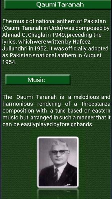 Pakistan National Anthem for Android - APK Download