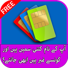 Pakistan Sim Info : Sim Verification icône