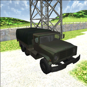 Green Military Convoy Truck icon