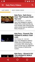 Poster Katy Perry Videos