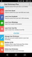 User Dictionary Plus تصوير الشاشة 2