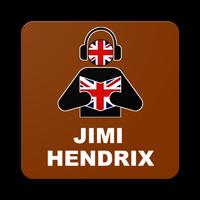 Jimi Hendrix Learn English Affiche