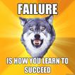 Cheer up with motivation Wolf