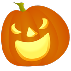 ikon Halloween foto stiker