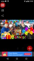 Birthday Party photo Stickers اسکرین شاٹ 2