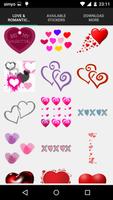 Love & romantic photo stickers screenshot 2