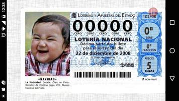 Spanish lottery customizer poster