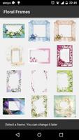 Floral photo Frames اسکرین شاٹ 1