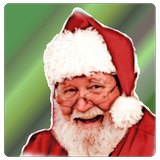 Santa Claus Photo Stickers آئیکن