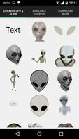 Put UFOs & Aliens stickers in  ภาพหน้าจอ 2