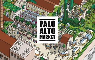 Palo Alto Market Affiche