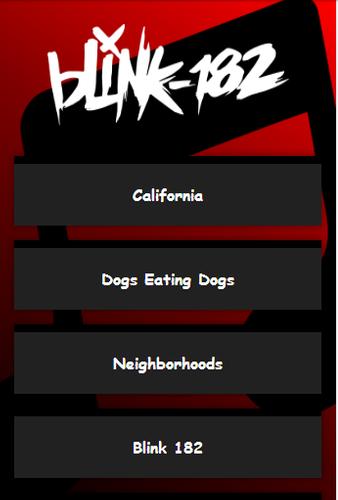 Blink 182 All Lyrics For Android Apk Download