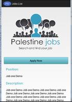 Palestine Jobs پوسٹر