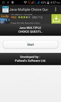 Java Multiple Choice Question पोस्टर