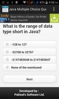 Java Multiple Choice Question स्क्रीनशॉट 2