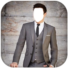 Man Formal Photo Suit Montage icône