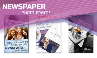 News Paper Photo Frame Affiche