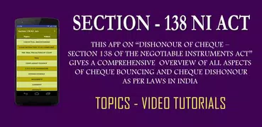 Section 138. NI Act