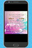 Birthday Photo Frames & Quotes Affiche