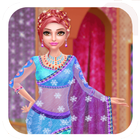 dress up games and make up indian game for girls biểu tượng
