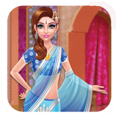 下载  dress up games indian  and make up game for girls 