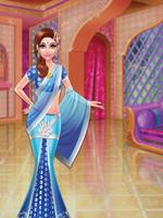 dress up games indian  and make up game for girls Affiche