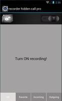 Hidden auto Call Recorder pro capture d'écran 3