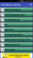 Pancard Aadhar DL Voter Portals capture d'écran 3